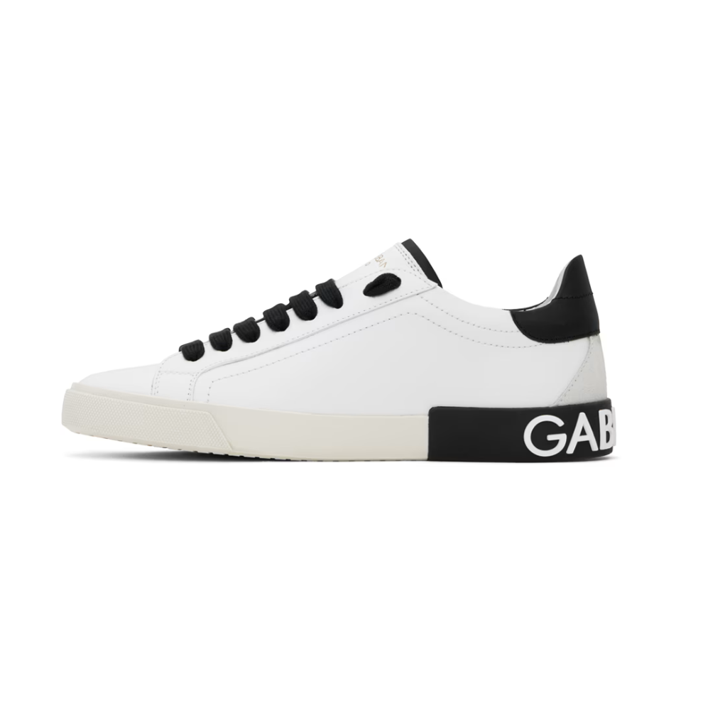 Buy DOLCE & GABBANA White Calfskin Portofino Vintage Sneakers | Krewsa South Africa
