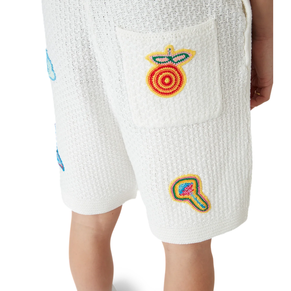 Buy CASABLANCA Motif Crochet Shorts | Krewsa South Africa