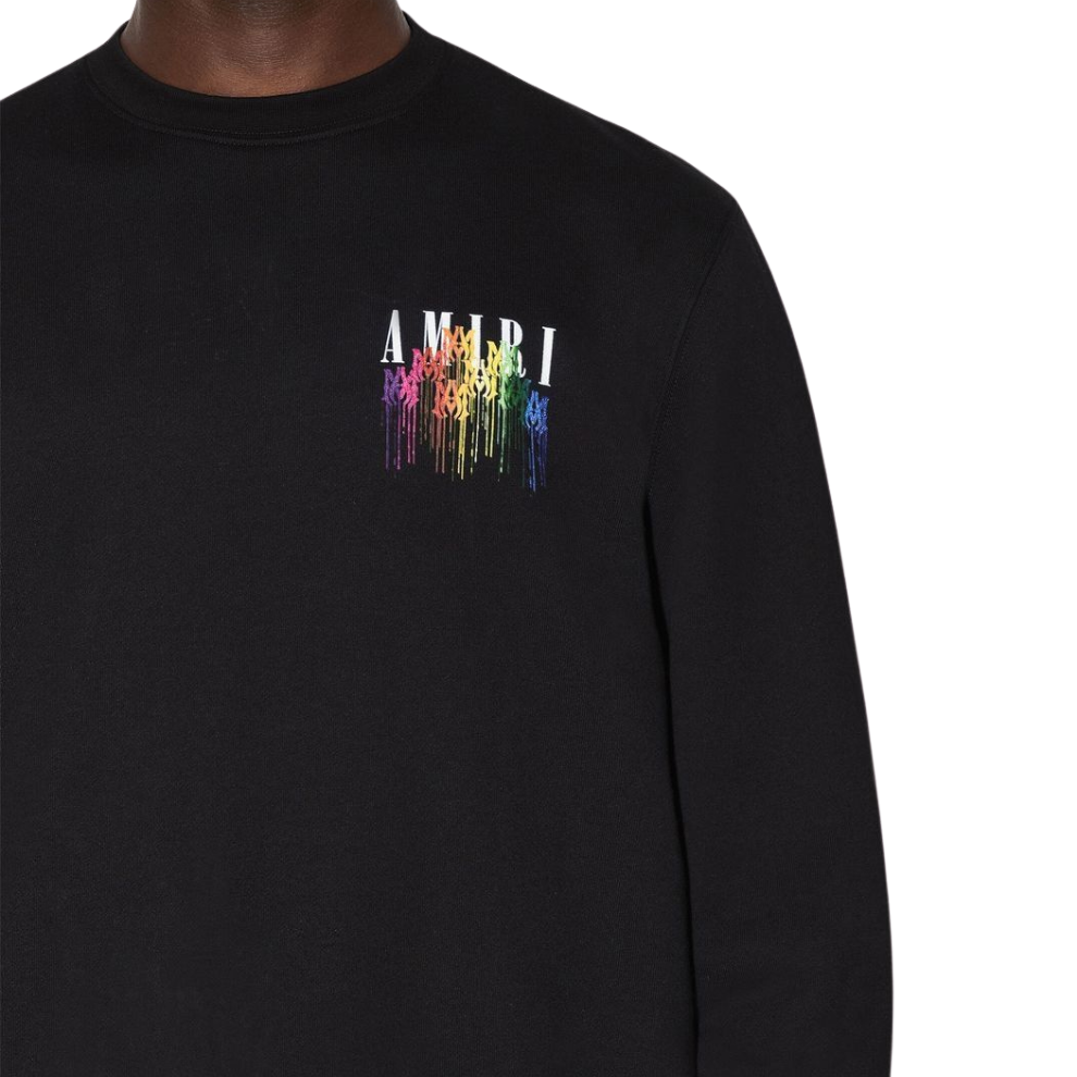 Buy AMIRI Drip Ogo-Print Sweatshirt - Black | Krewsa South Africa