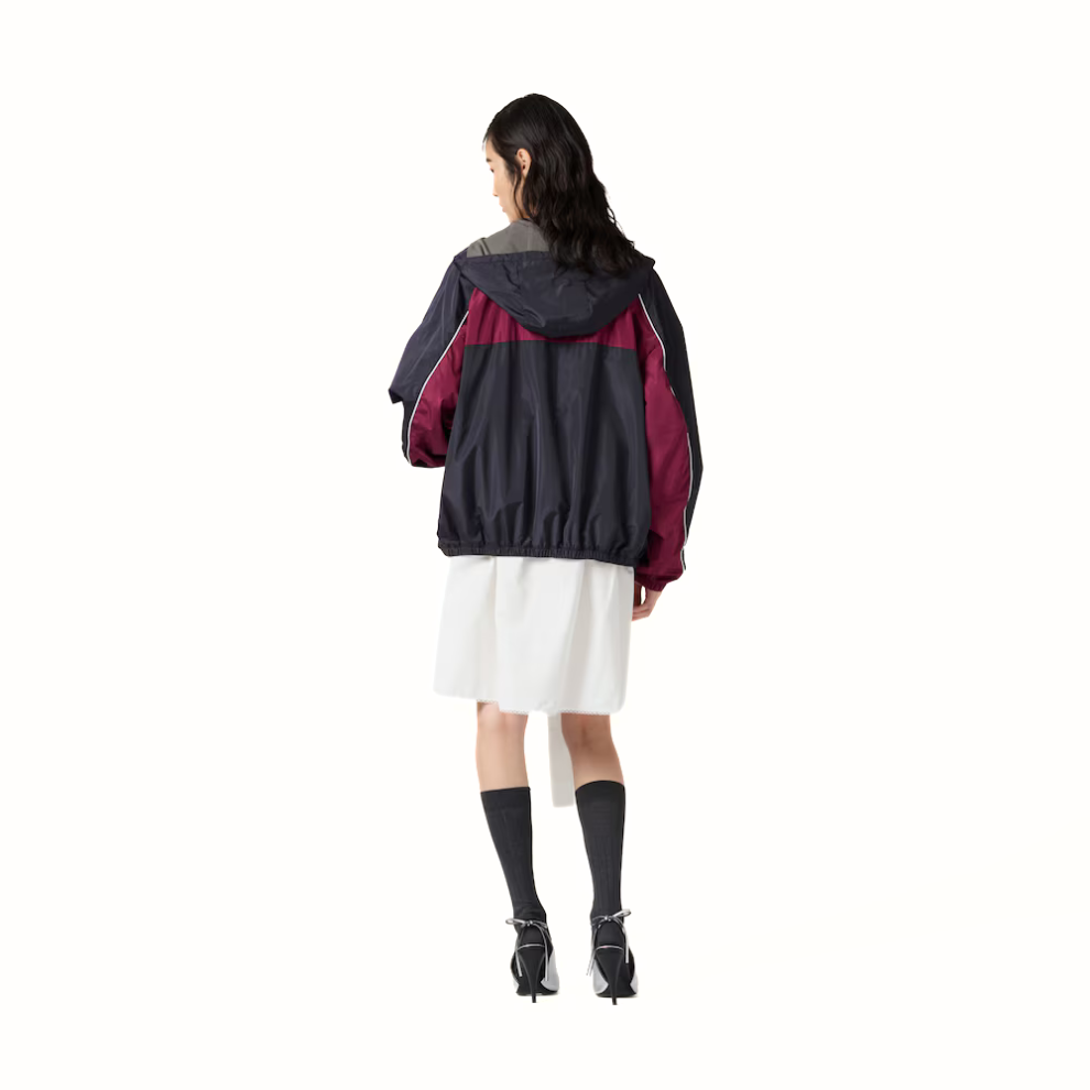 Buy MIU MIU Technical silk zipper blouson jacket | Krewsa South Africa