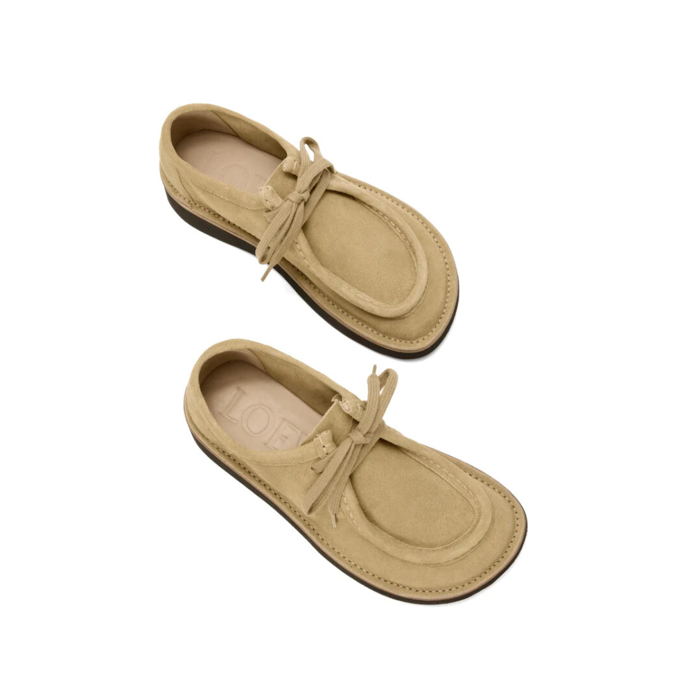 Buy Loewe Faro lace-up in suede calfskin | Krewsa South Africa