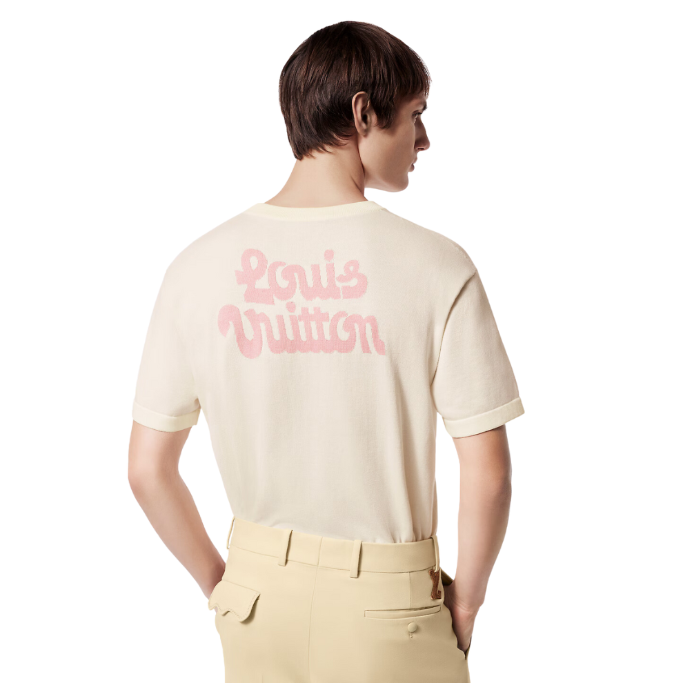 Buy LOUIS VUITTON Short-Sleeved Cotton Knitted Crewneck | Krewsa South Africa