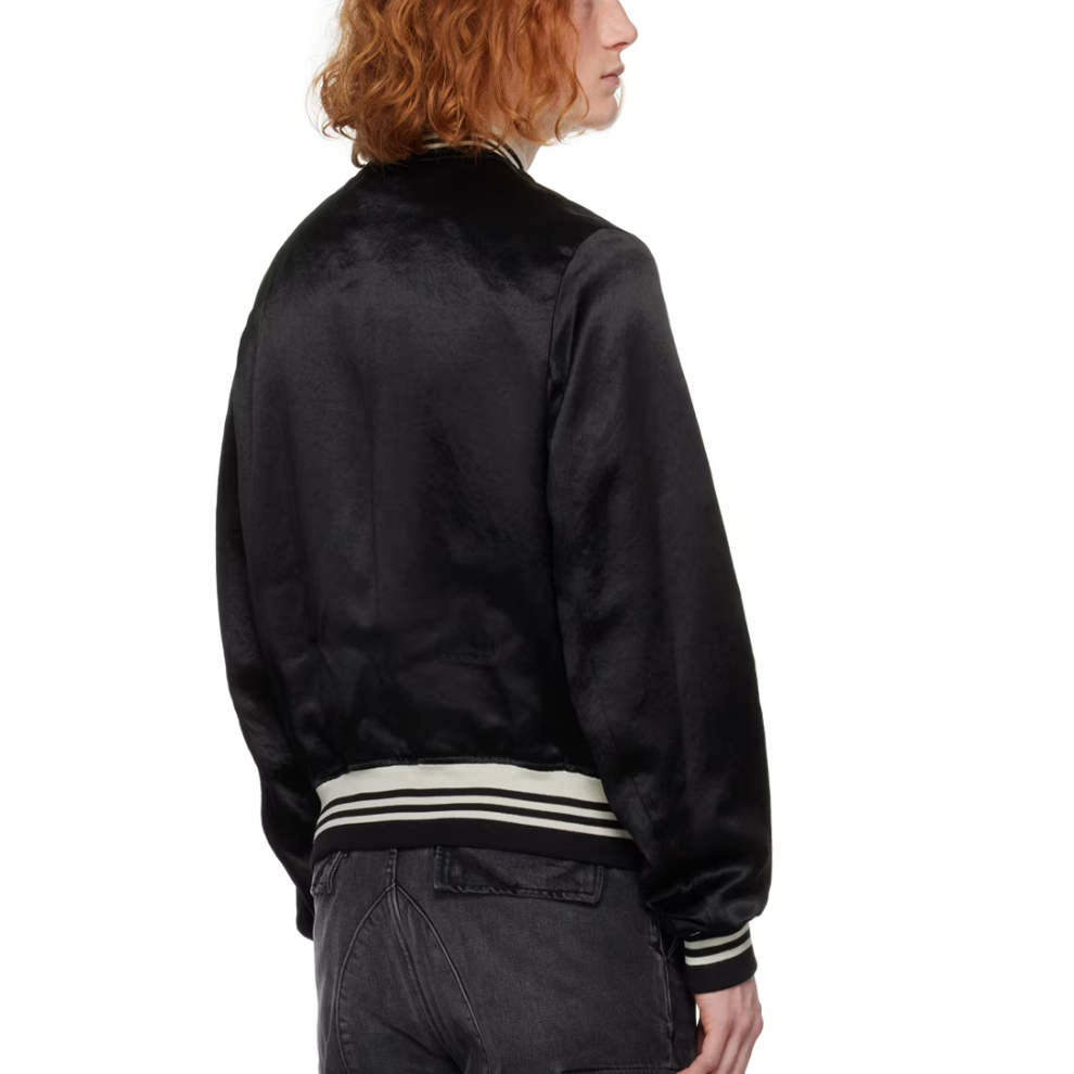 Buy AMIRI Black Appliqué Bomber Jacket | Krewsa South Africa