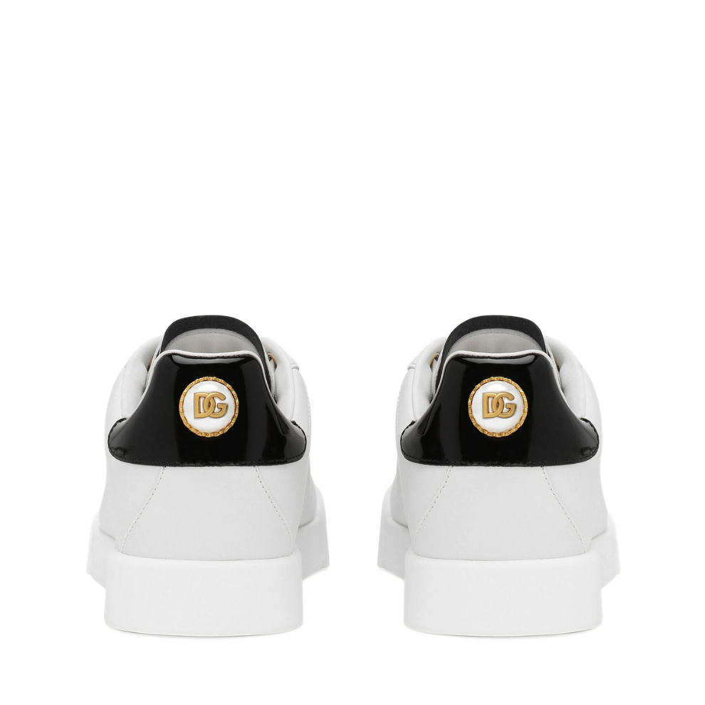 Buy DOLCE & GABBANA Portofino logo-tag leather sneakers | Krewsa South Africa
