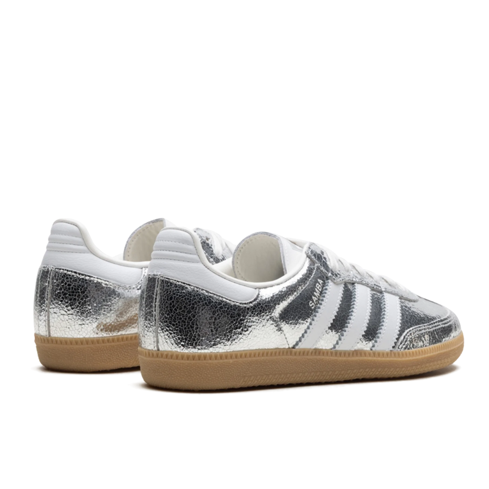 Buy Adidas Samba OG WMNS "Silver Metallic Cracked Leather" | Krewsa South Africa