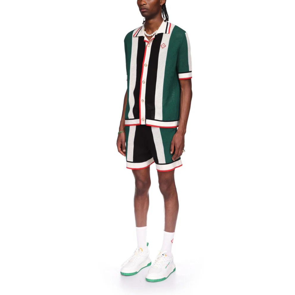 Buy CASABLANCA Striped Mesh Shirt | Krewsa South Africa