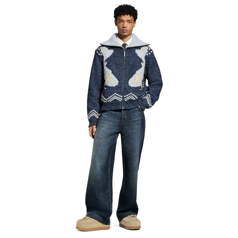Buy LOUIS VUITTON Zippered Knitted Blouson | Krewsa South Africa