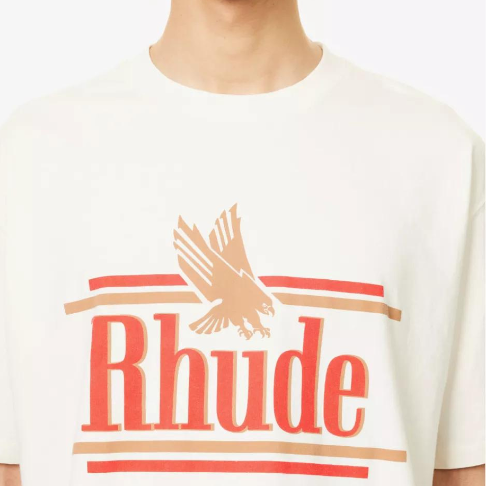 Buy RHUDE Rossa logo-print cotton-jersey T-shirt | Krewsa South Africa