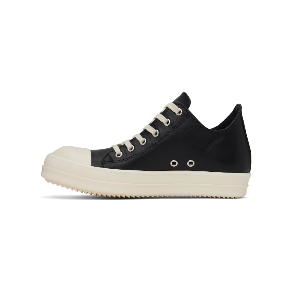 Buy Rick Owens Black Hollywood Low Sneaks Sneakers | Krewsa South Africa