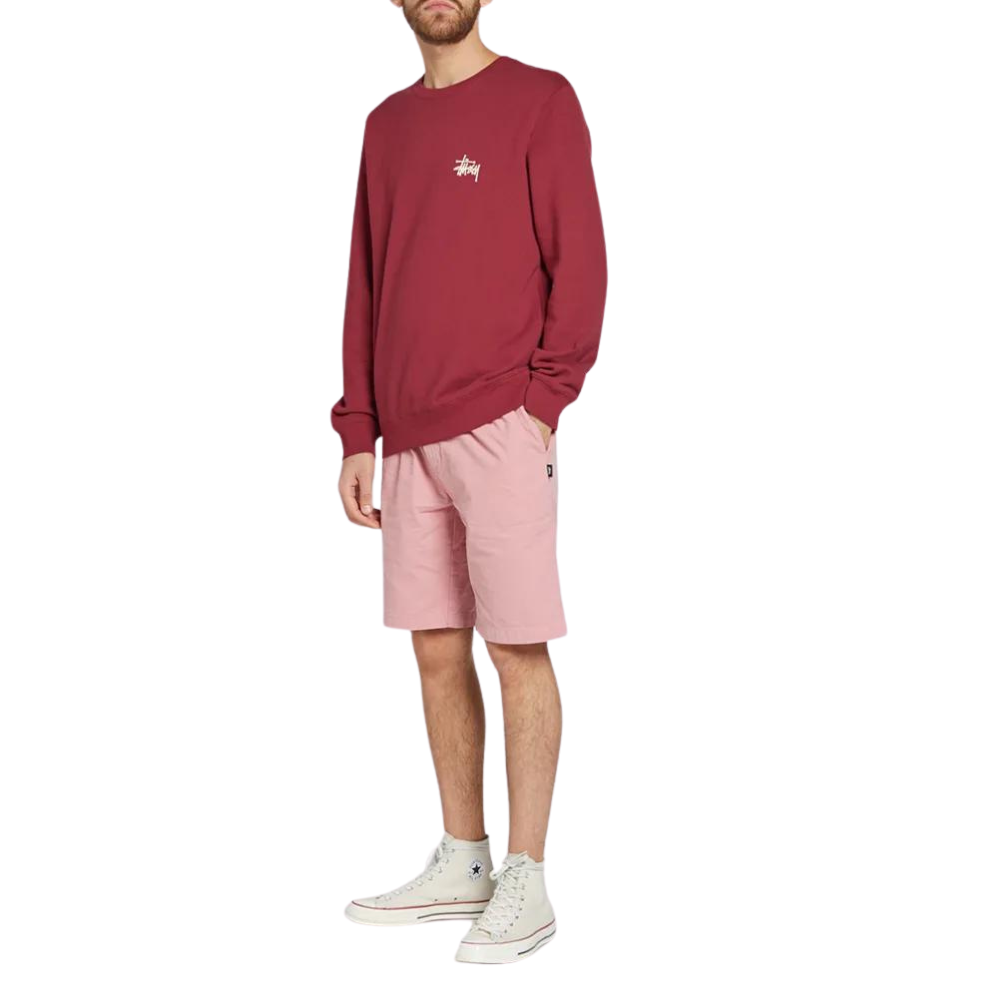 Buy STUSSY BASIC CREW SWEAT Wine | Krewsa South Africa
