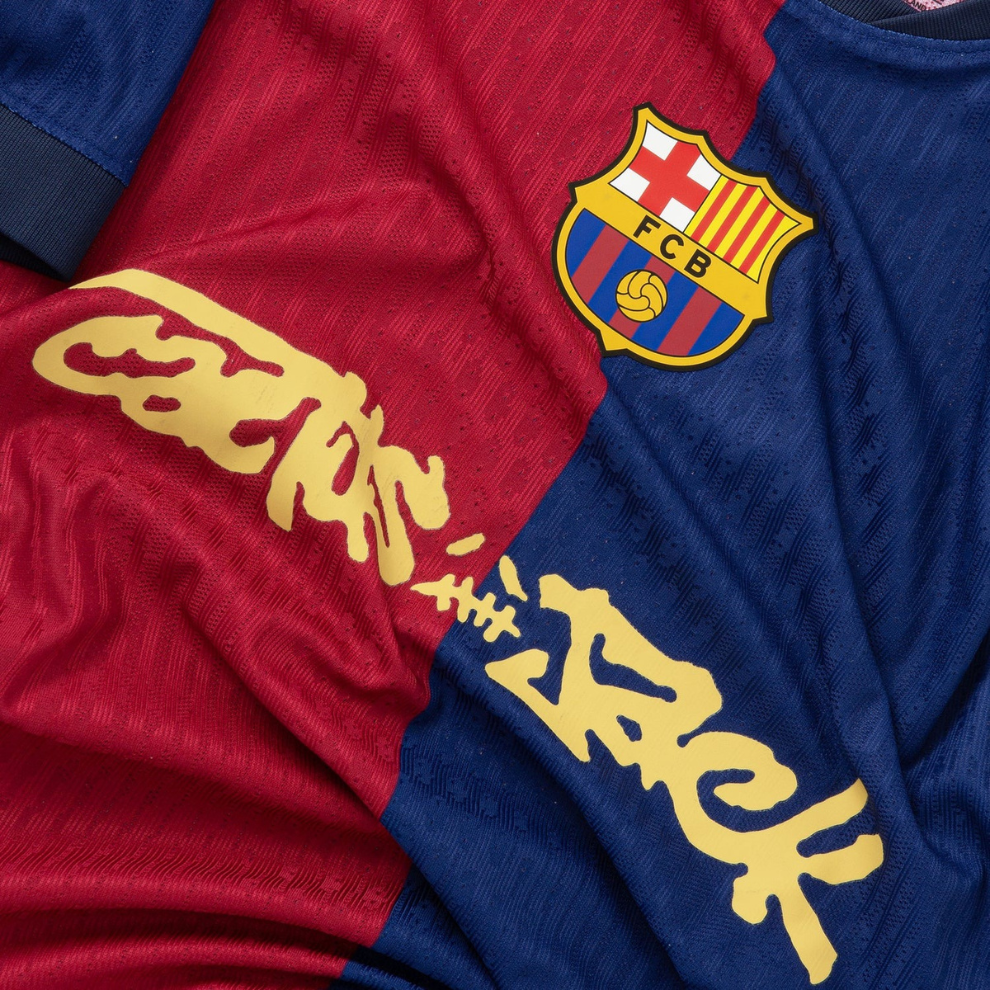 Buy FC BARCELONA 2024/25 MATCH HOME X CACTUS JACK JERSEY | Krewsa South Africa