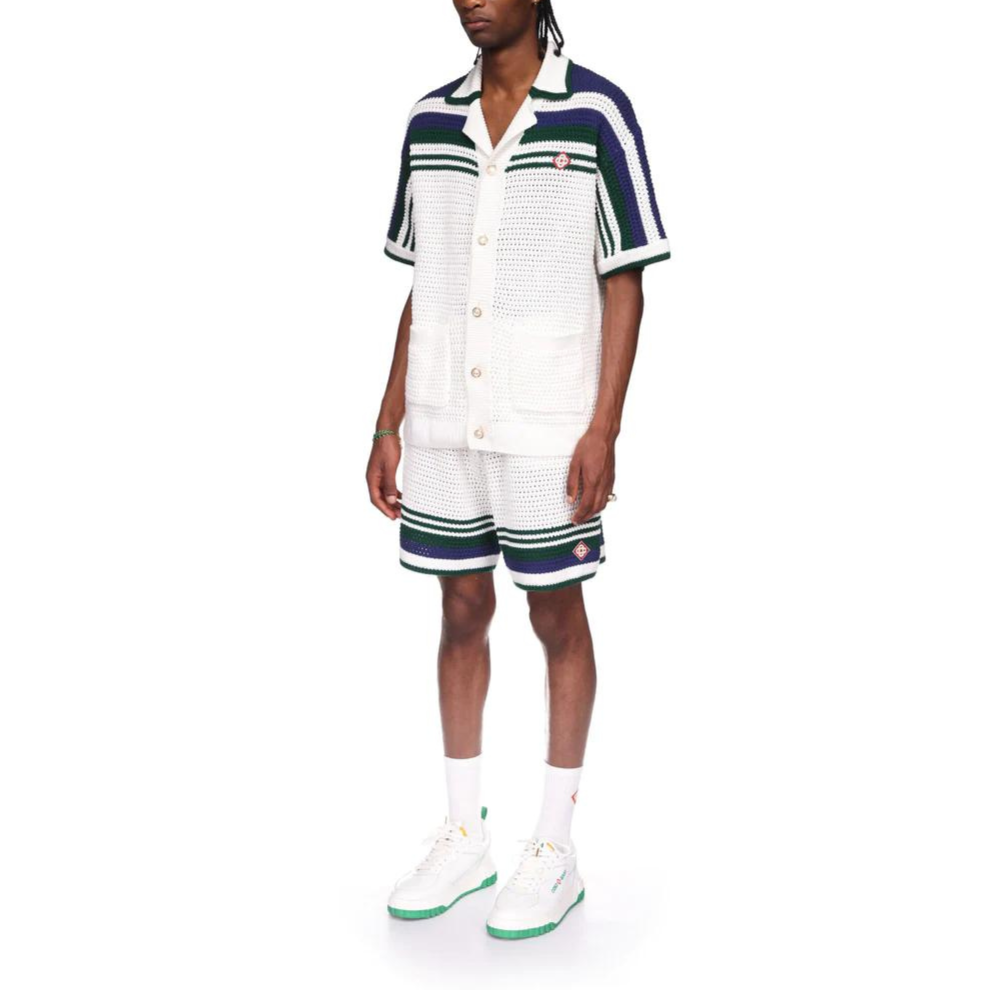 Buy CASABLANCA Crochet Tennis Shirt | Krewsa South Africa