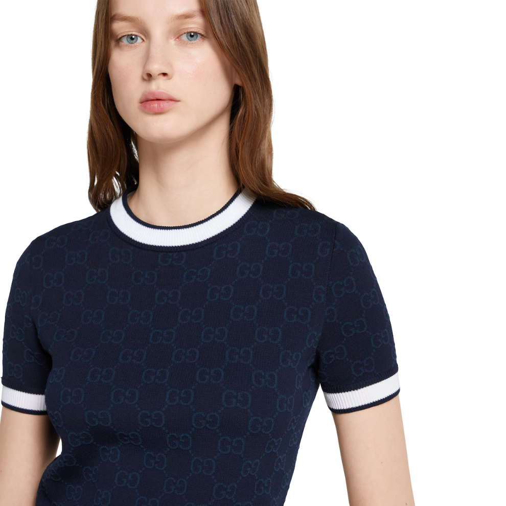 Buy GUCCI GG fine cotton jacquard top | Krewsa South Africa