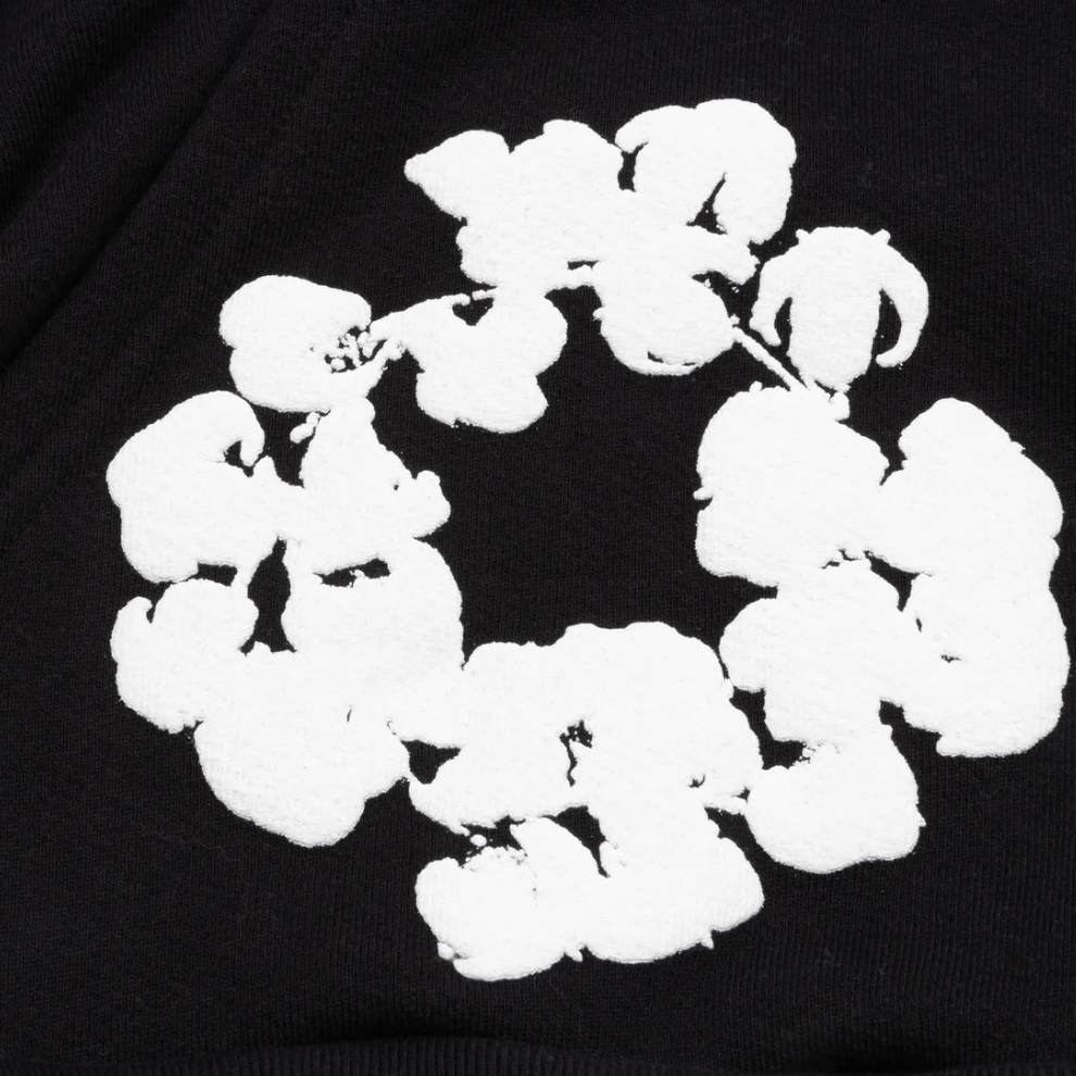 Buy Denim Tears (The Cotton Wreath) Sweatshirt Black | Krewsa South Africa