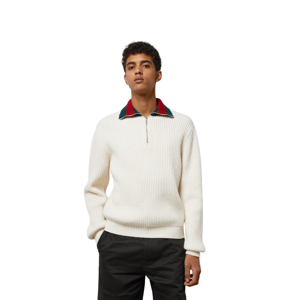 Buy GUCCI KNIT WOOL JUMPER WITH WEB | Krewsa South Africa