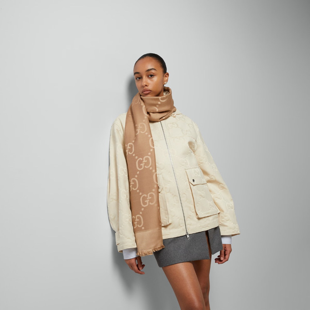 Buy Gucci GG jacquard silk wool shawl | Krewsa South Africa