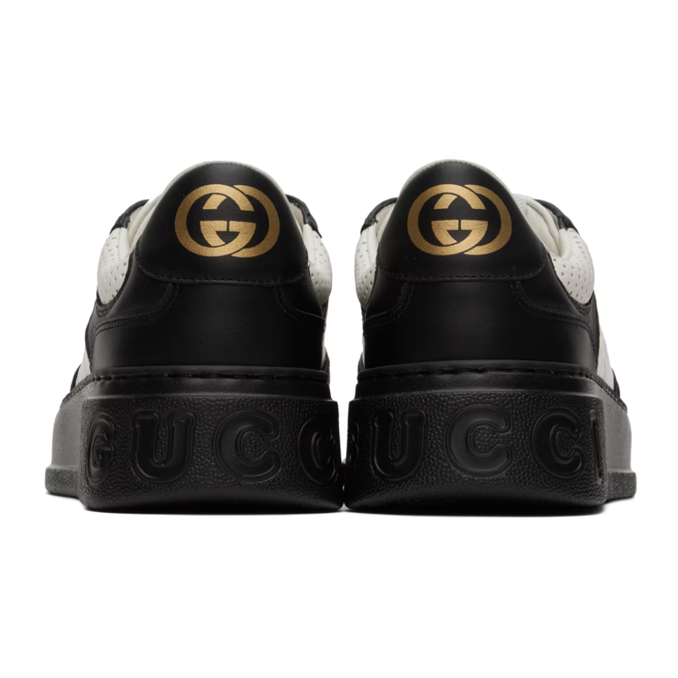 Buy GUCCI Black & White Embossed Sneakers | Krewsa South Africa