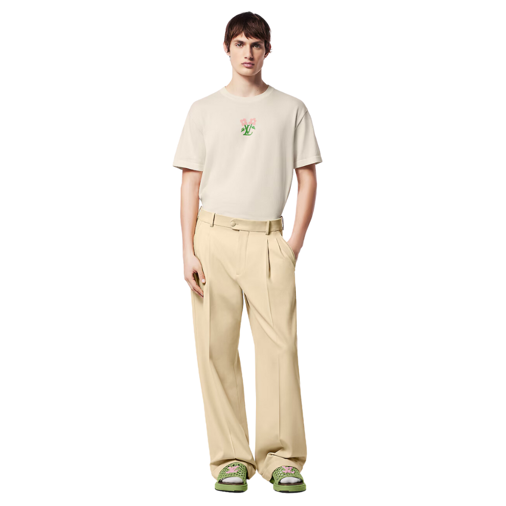 Buy LOUIS VUITTON Short-Sleeved Cotton Knitted Crewneck | Krewsa South Africa