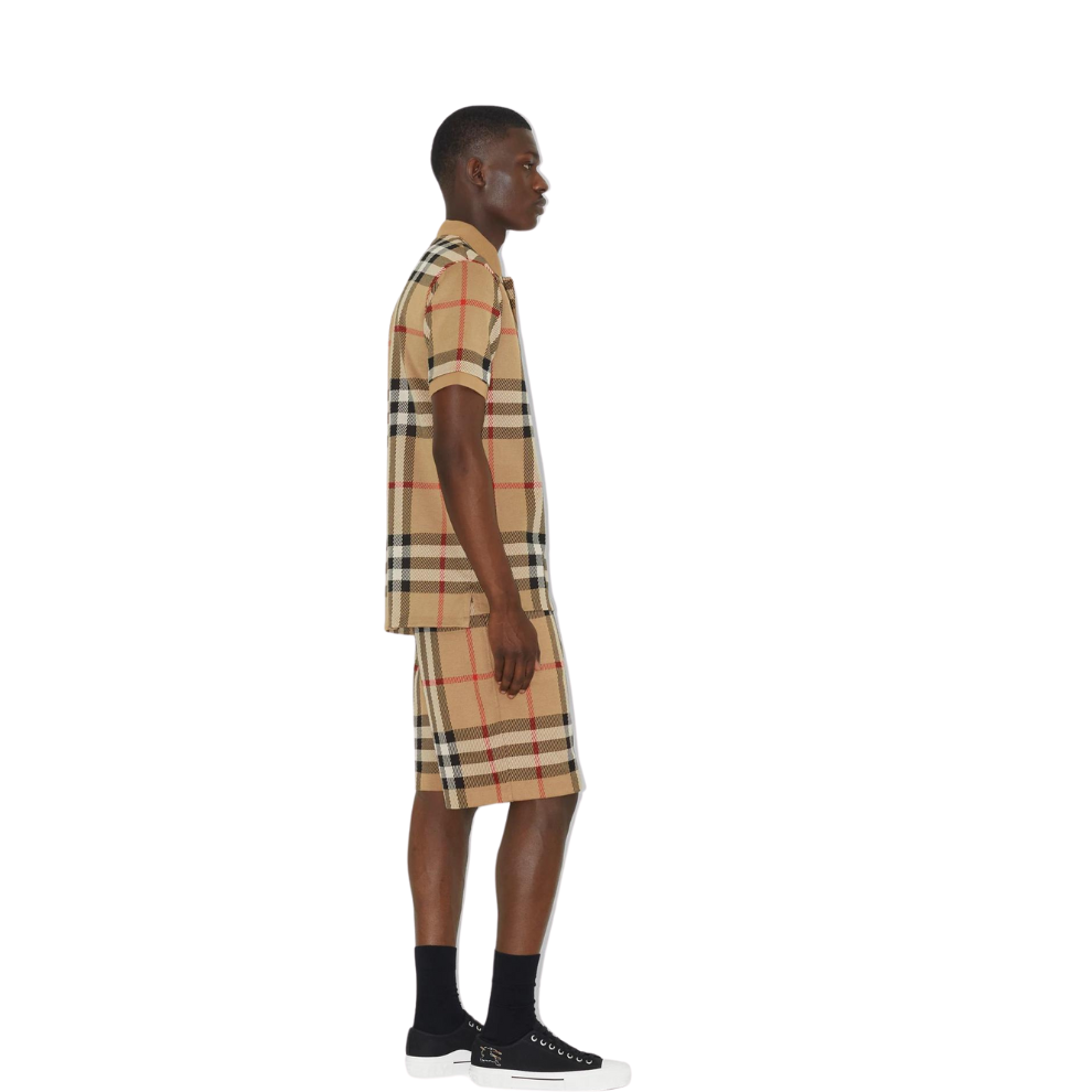 Buy BURBERRY Check Cotton Polo | Krewsa South Africa