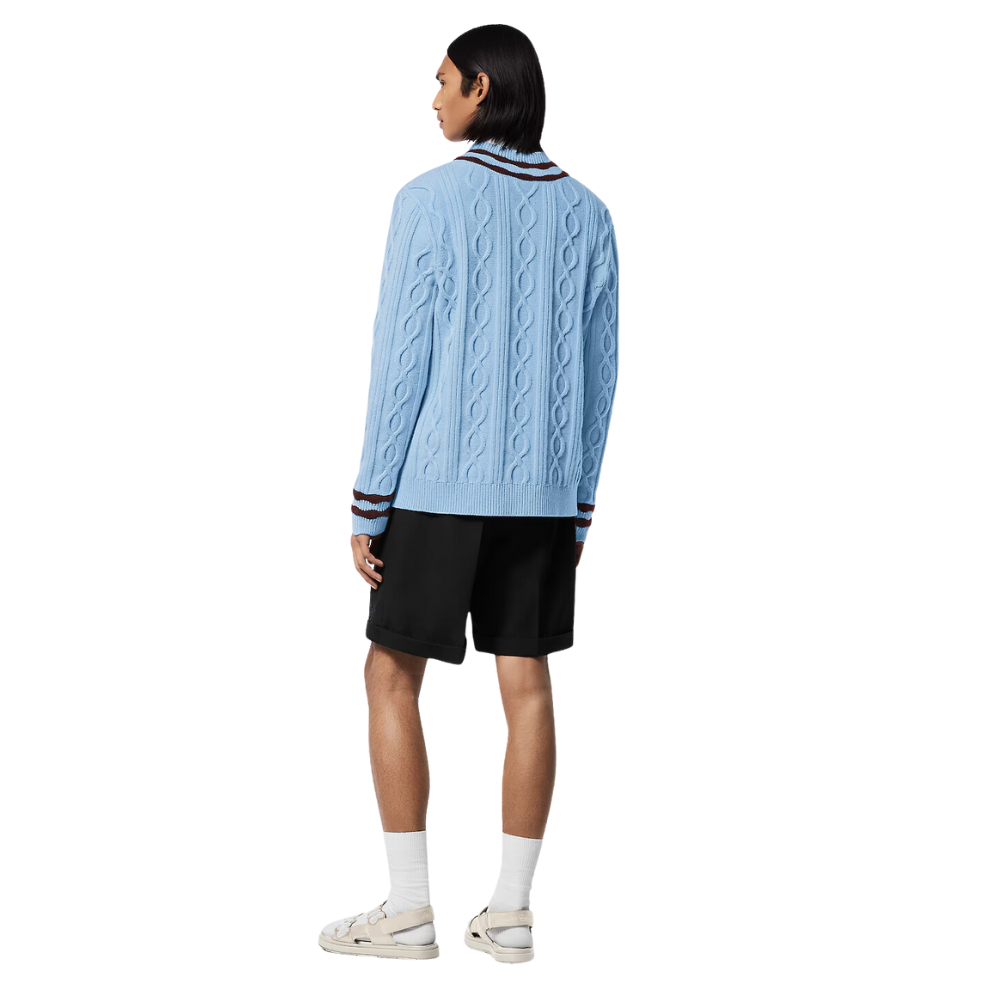 Buy LOUIS VUITTON Cable-Knit Wool And Mohair V-Neck Pullover | Krewsa South Africa