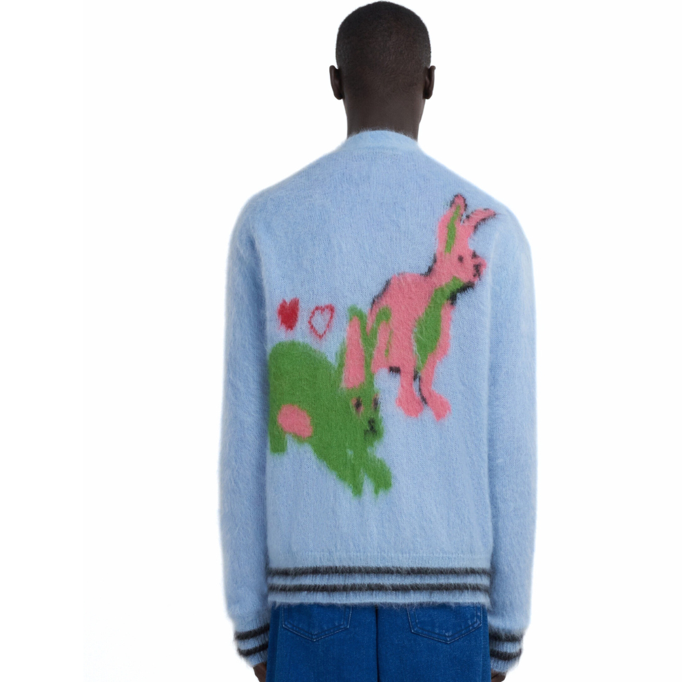 Buy Marni CARDIGAN WITH MULTICOLOUR INLAY | Krewsa South Africa