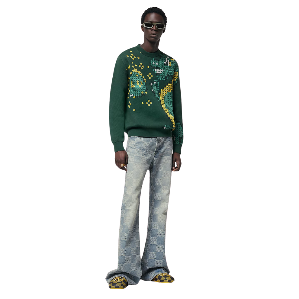 Buy LOUIS VUITTON Cotton Jacquard Crewneck | Krewsa South Africa