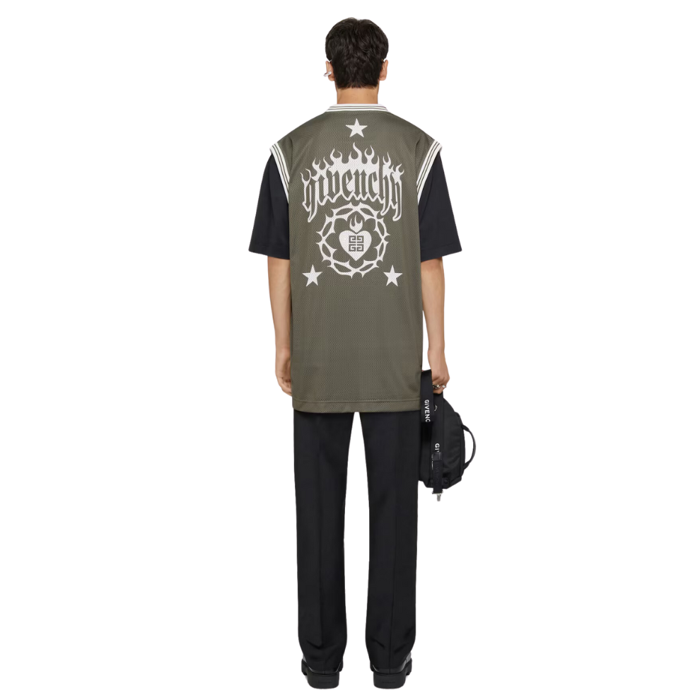 Buy GIVENCHY overlapped t-shirt in mesh and jersey | Krewsa South Africa