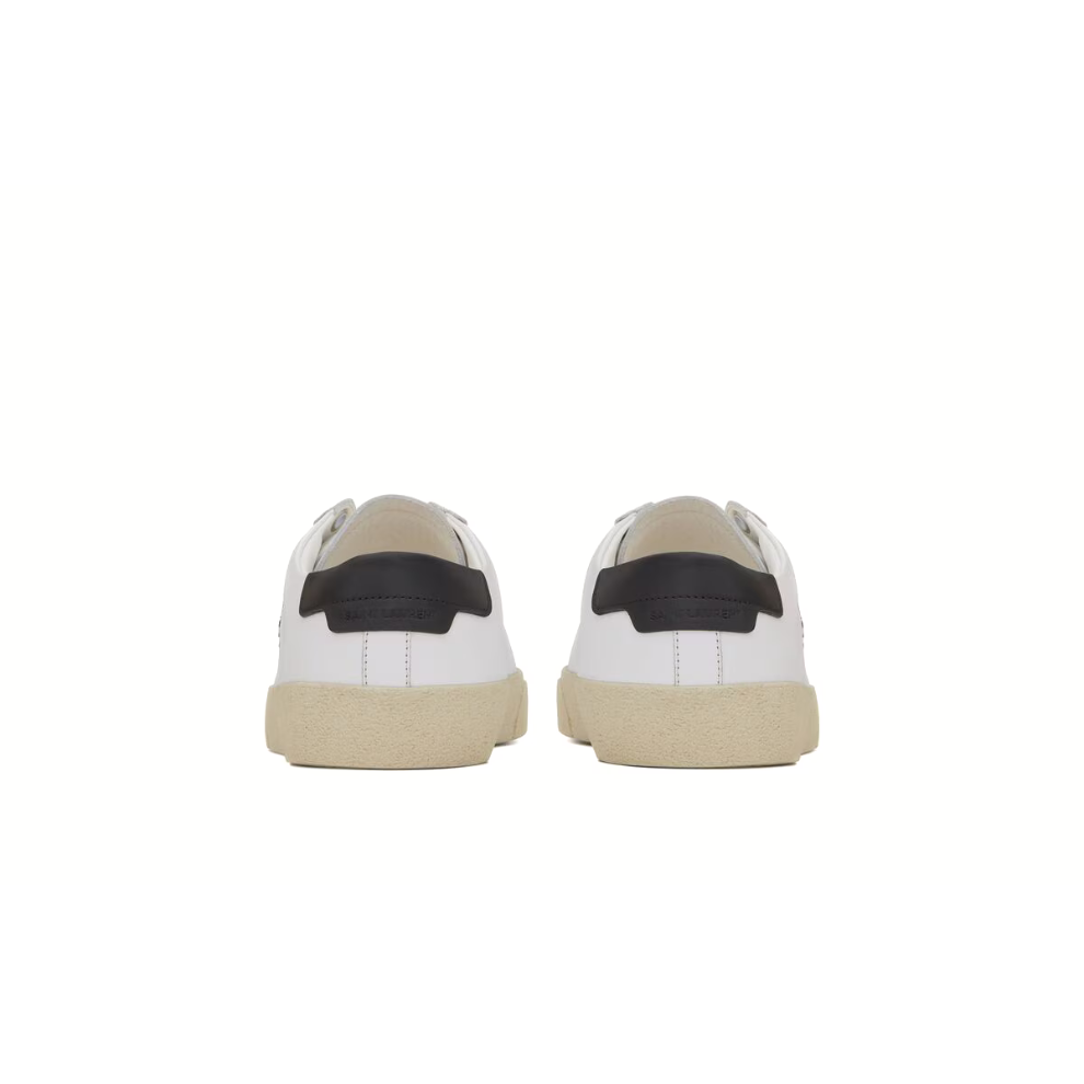 Buy Saint Laurent court classic sl/06 embroidered sneakers in smooth leather | Krewsa South Africa