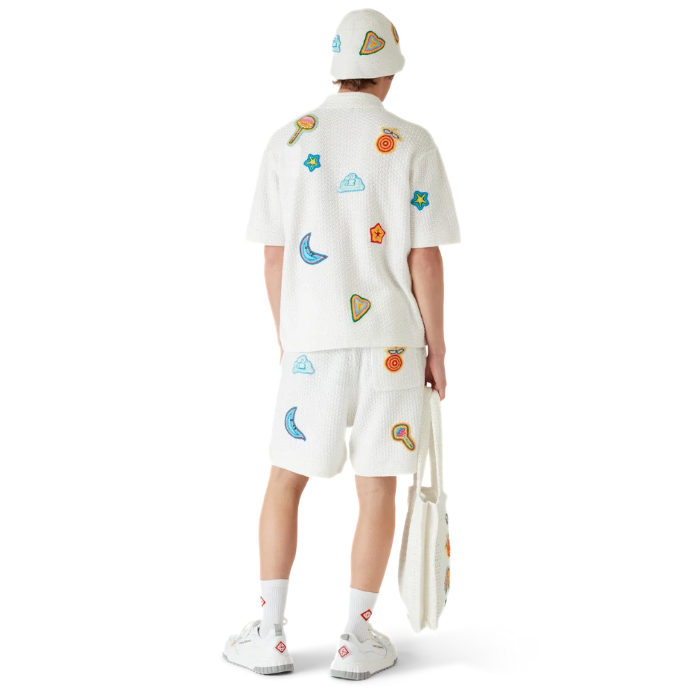 Buy CASABLANCA Motif Short Sleeve Crochet Shirt | Krewsa South Africa