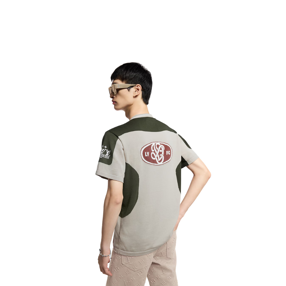 Buy Louis Vuitton Intarsia Short-Sleeved V-Neck Top | Krewsa South Africa