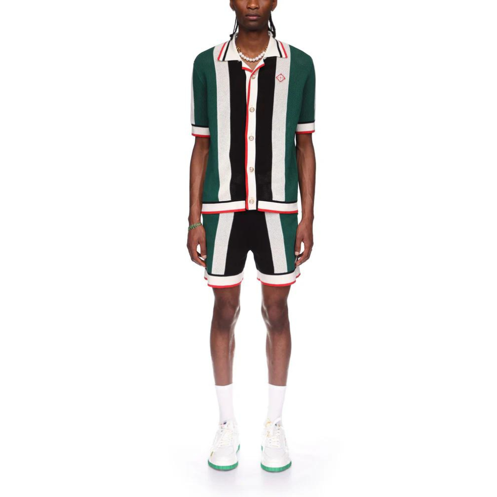 Buy CASABLANCA Striped Mesh Shirt | Krewsa South Africa