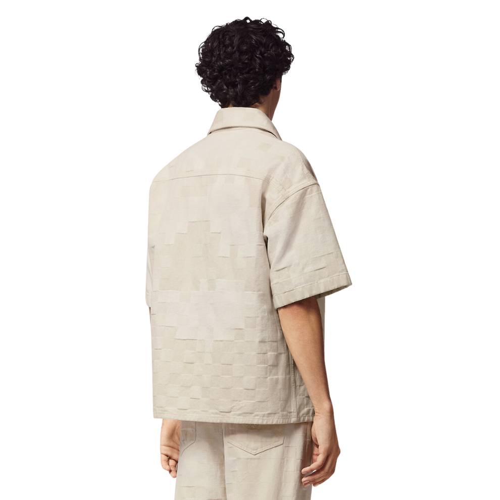 Buy LOUIS VUITTON Damier Short-Sleeved Denim Shirt | Krewsa South Africa