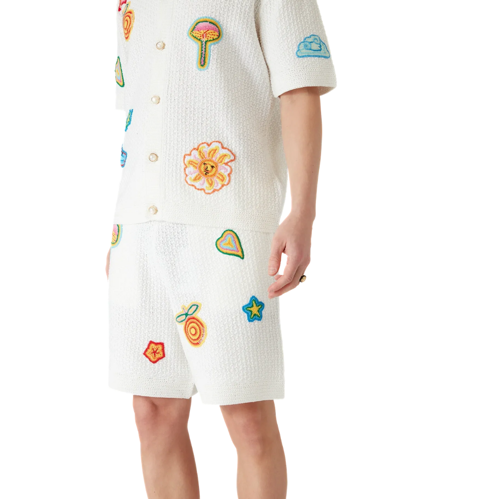 Buy CASABLANCA Motif Crochet Shorts | Krewsa South Africa