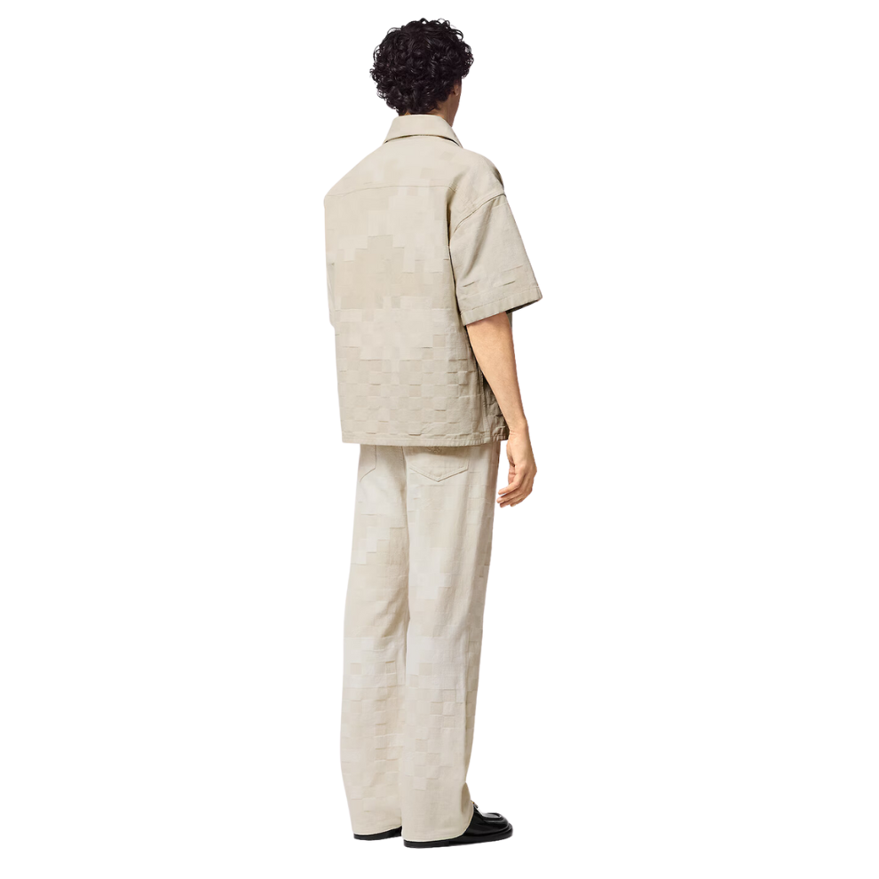 Buy LOUIS VUITTON Damier Short-Sleeved Denim Shirt | Krewsa South Africa