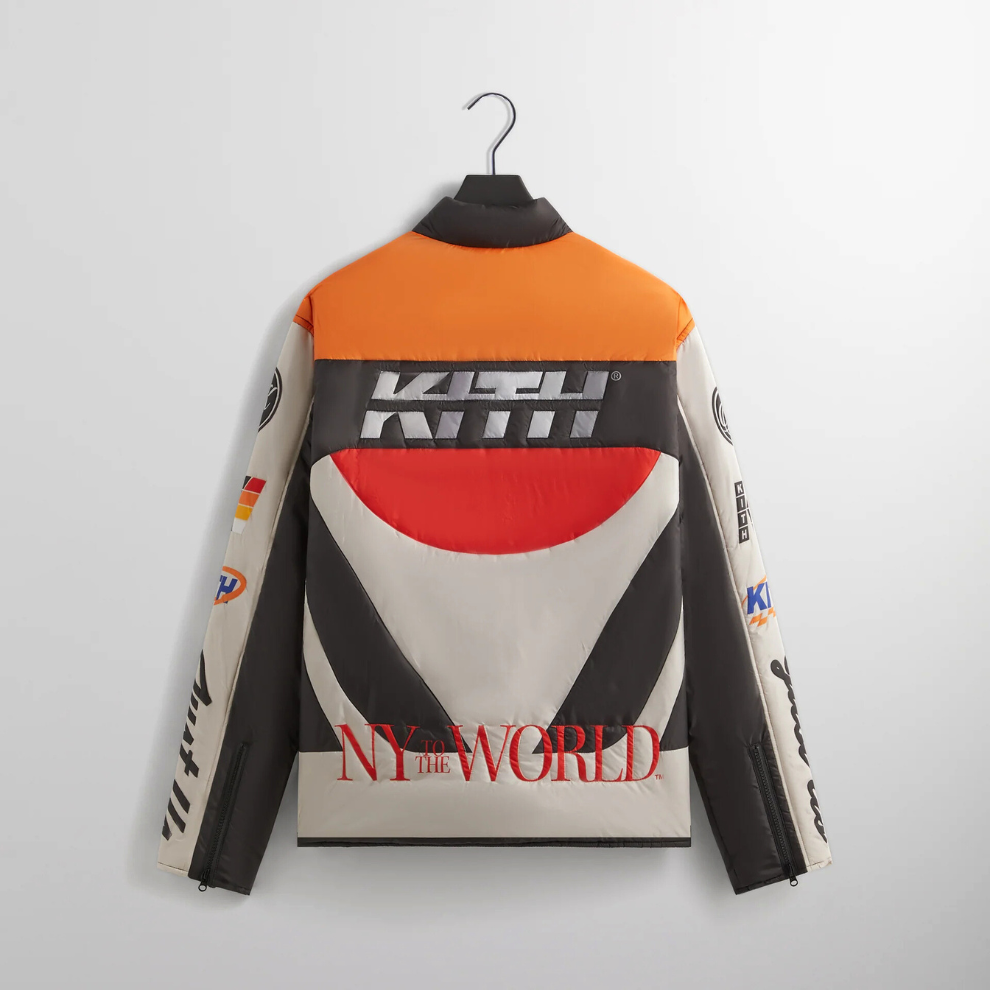 Buy Kith Full Zip Brixton Puffed Shirt Jacket 'Sandrift' | Krewsa South Africa