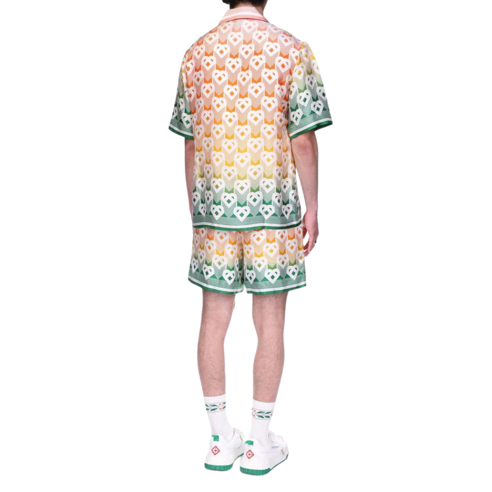Buy CASABLANCA Gradient Heart Monogram Silk Shirt | Krewsa South Africa