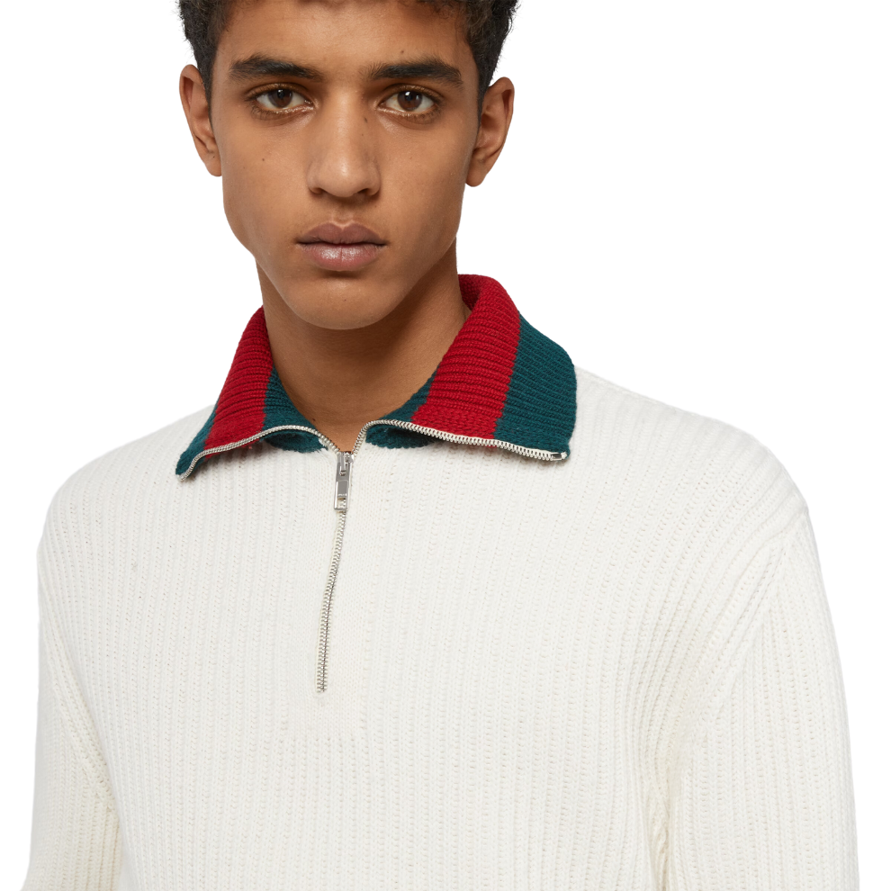 Buy GUCCI KNIT WOOL JUMPER WITH WEB | Krewsa South Africa