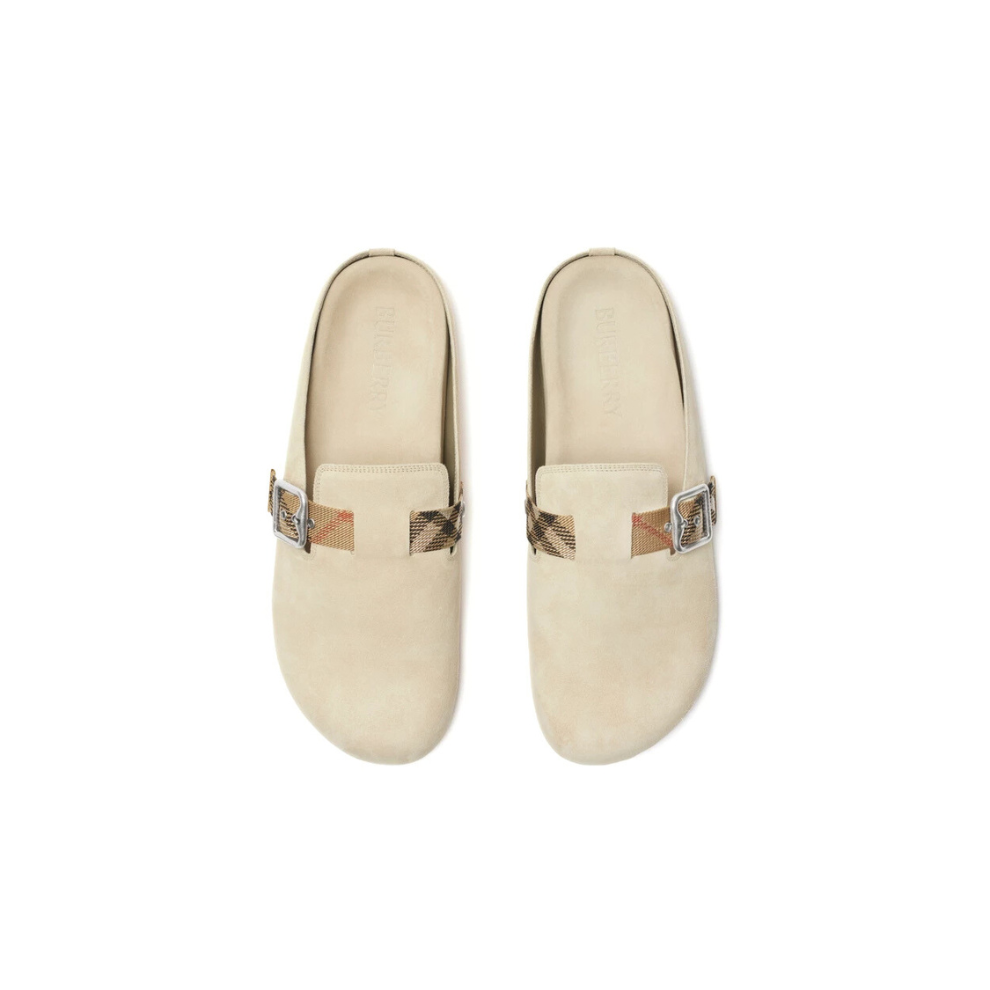 Buy Burberry Check Suede Urchin Clogs | Krewsa South Africa