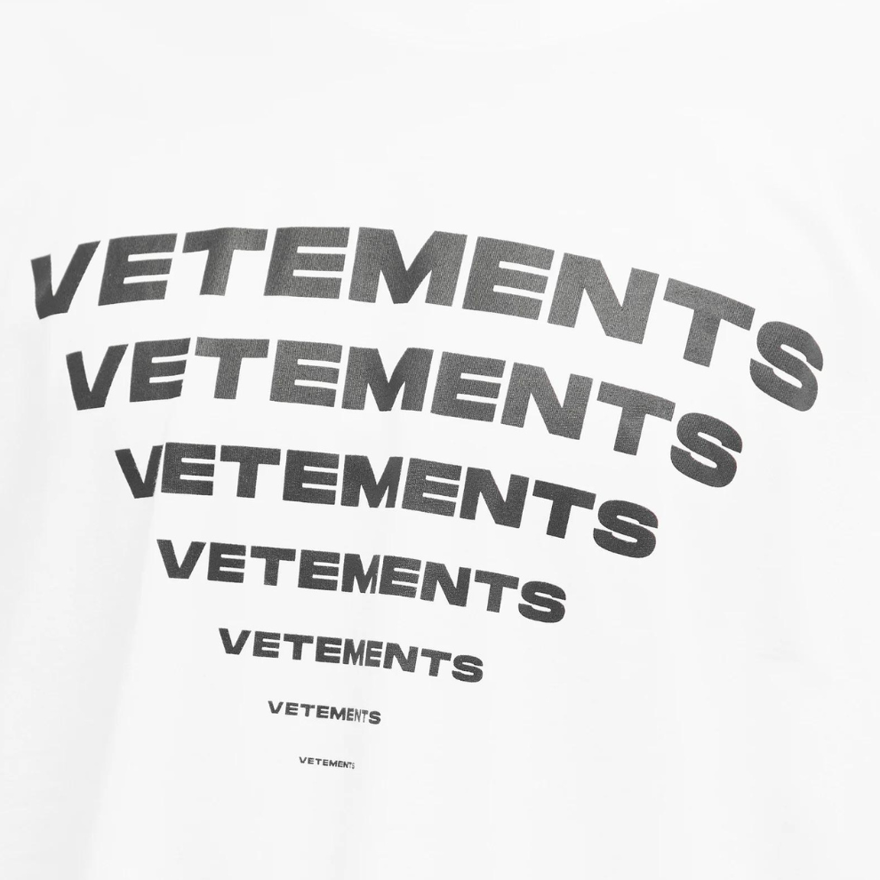 Buy VETEMENTS PYRAMID LOGO T-SHIRT White | Krewsa South Africa