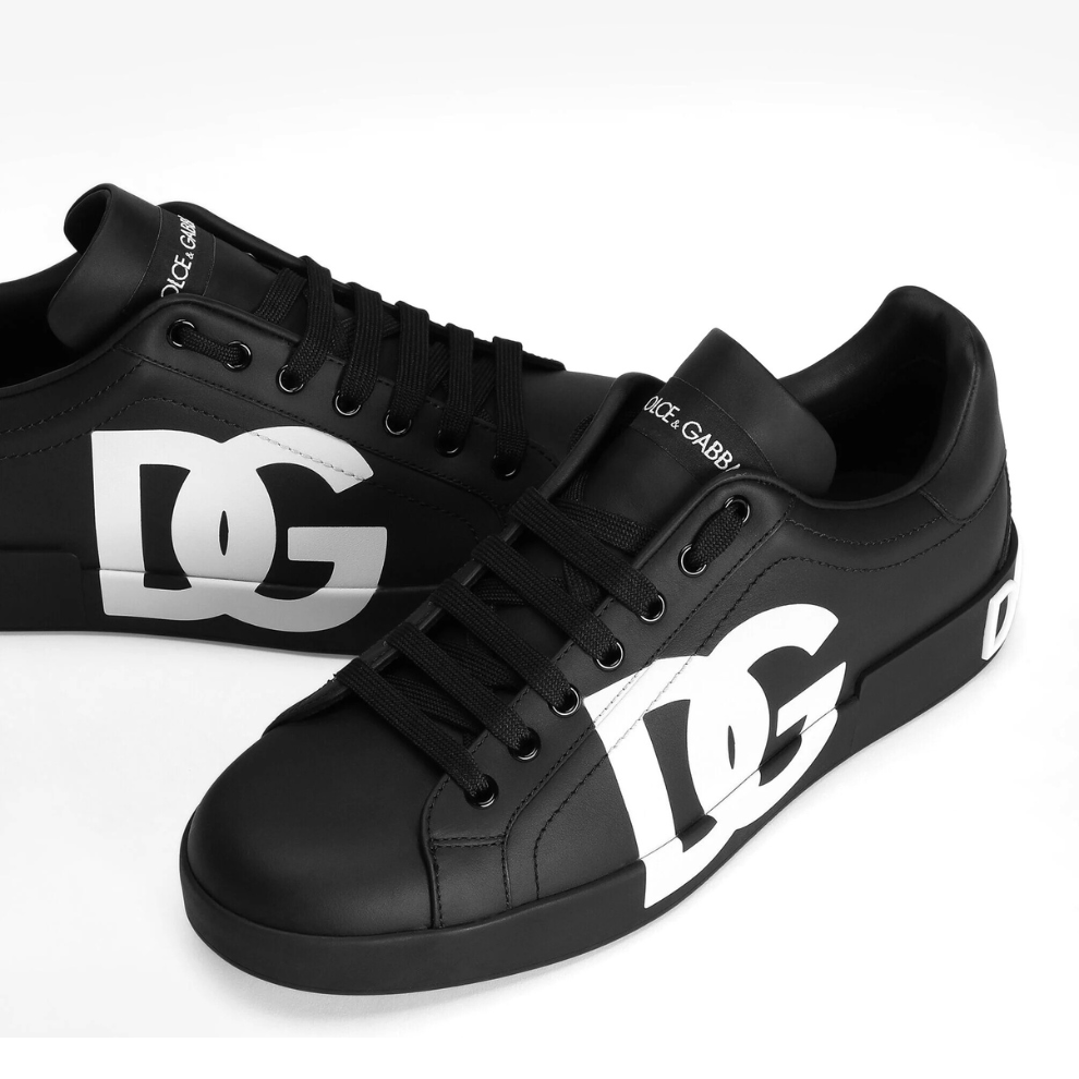 Buy DOLCE & GABBANA Calfskin nappa Portofino sneakers with DG logo print | Krewsa South Africa