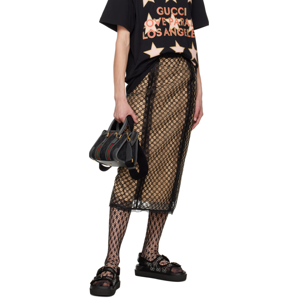 Buy GUCCI Black Crystal GG Sandals | Krewsa South Africa