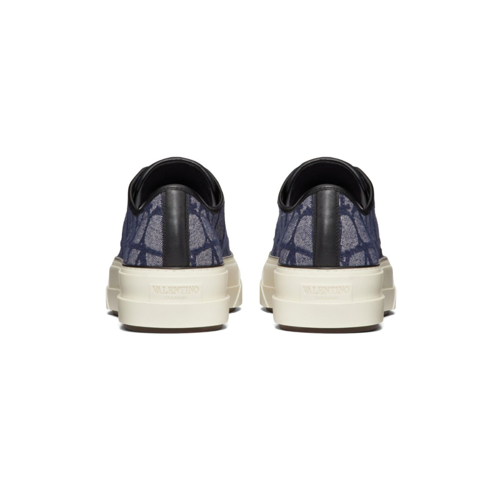 Buy VALENTINO GARAVANI DENIM-EFFECT JACQUARD TOIL Sneakers | Krewsa South Africa