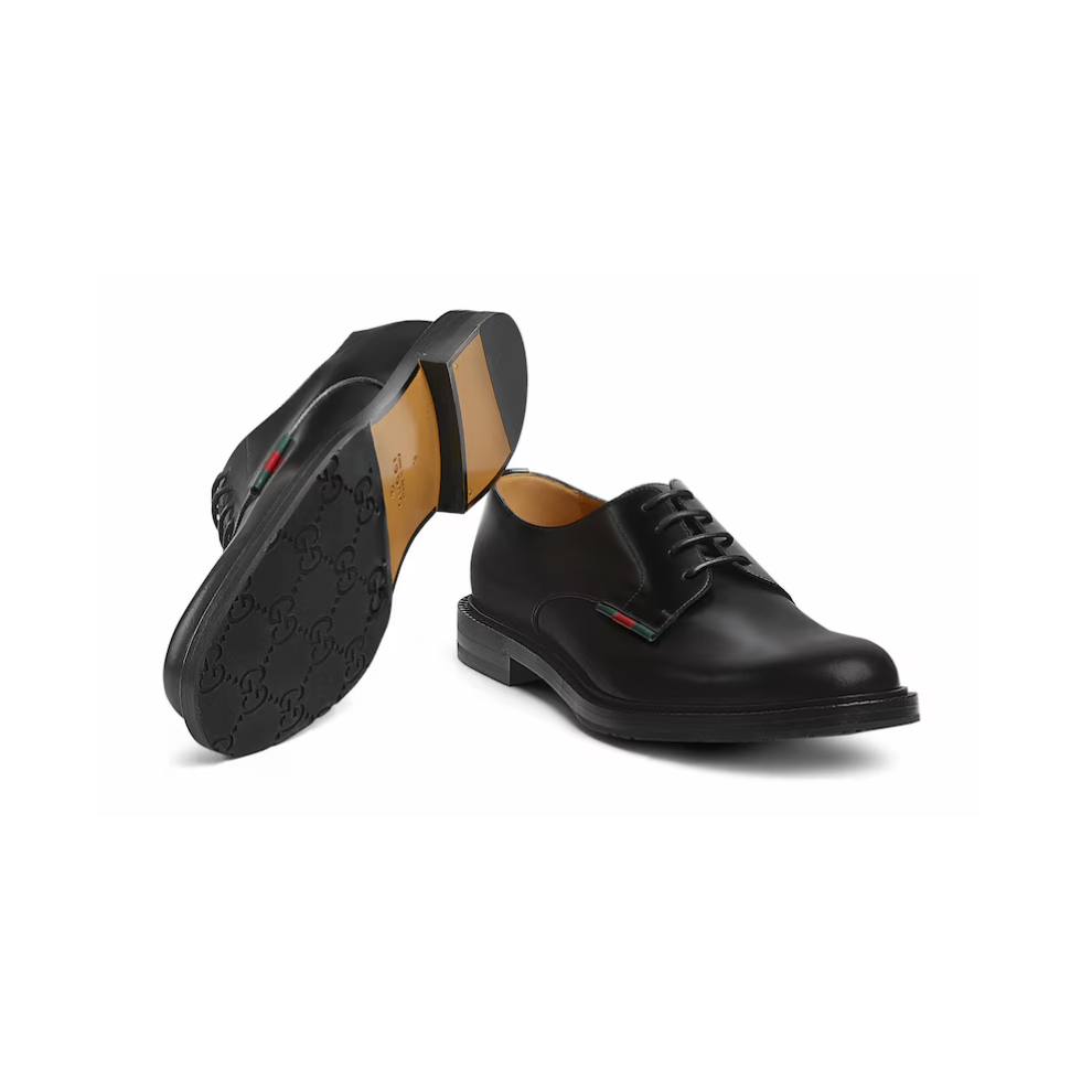 Buy Gucci Men's lace-up shoe with leather Web | Krewsa South Africa