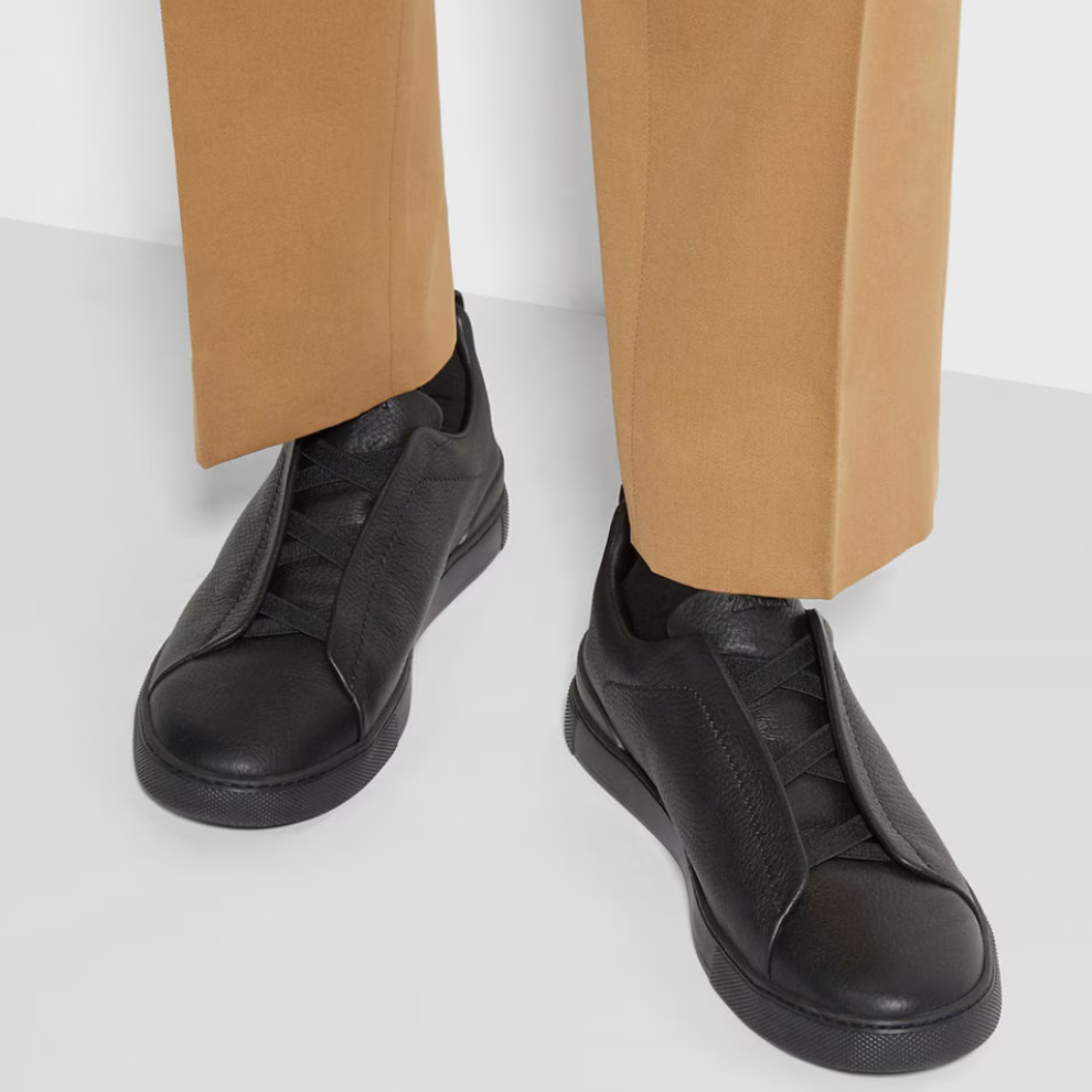 Buy ZEGNA Black Deerskin Triple Stitch™ | Krewsa South Africa