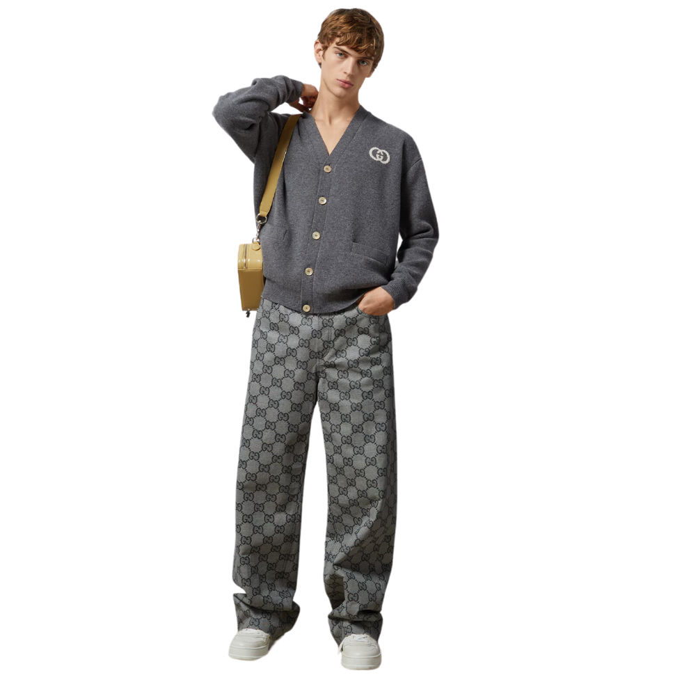 Buy GUCCI KNIT WOOL CARDIGAN WITH INTERLOCKING G | Krewsa South Africa