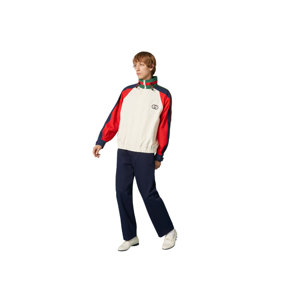 Buy GUCCI COTTON NYLON JACKET WITH PATCH | Krewsa South Africa