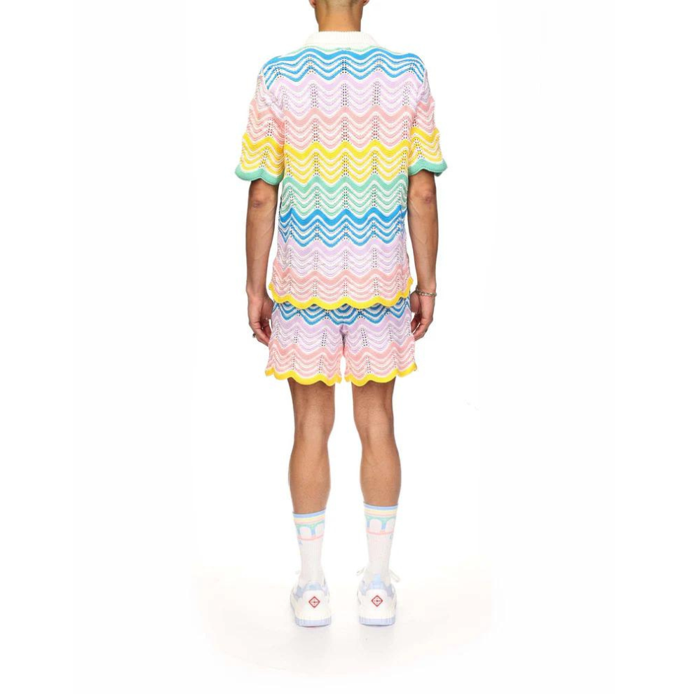 Buy CASABLANCA Gradient Wave Knit Shirt | Krewsa South Africa