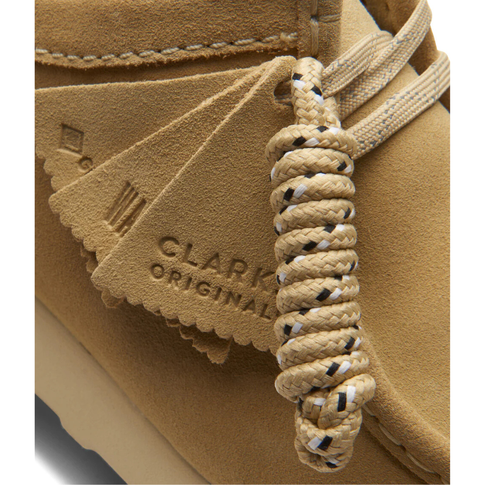Buy Clarks Wallabee GTX derby lace-up in beige suede | Krewsa South Africa