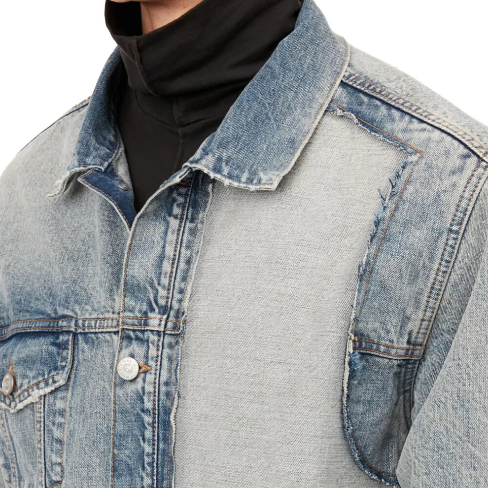 Buy MM6 Maison Margiela contrasting denim jacket | Krewsa South Africa