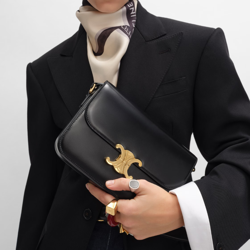 Buy CELINE CLASSIQUE TRIOMPHE BAG IN shiny calfskin | Krewsa South Africa